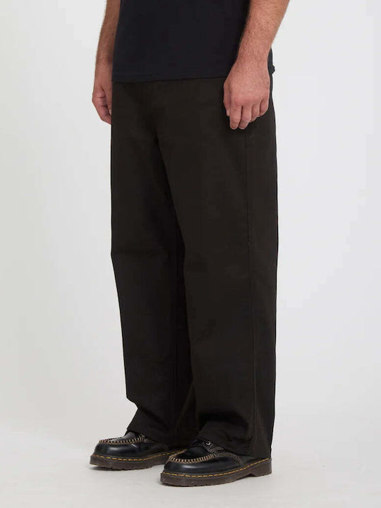 Billow Herren-Chinohose Loose Fit Schwarz