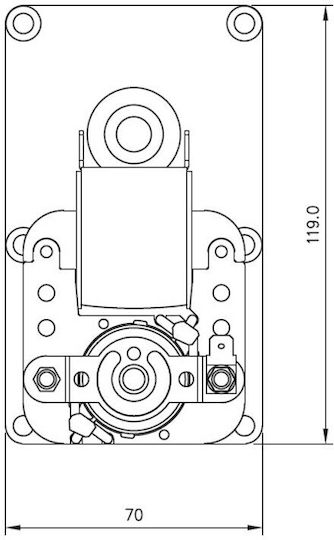 Електрически мотор-редуктор за пелетна печка Mellor Fb1199 5,3 rpm Lafat Artel Alfa-plam Ferroli Mareli Systems Ideal Clima Still Green Atritube Други