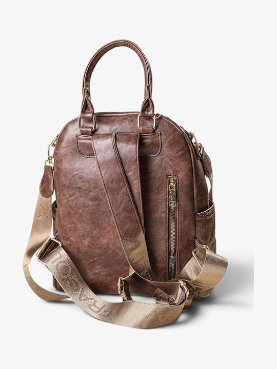Damentasche Rucksack Schulter Grau