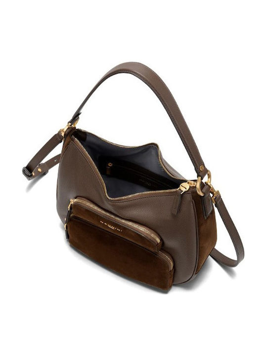 Brown Leather Women's Hobo Bag