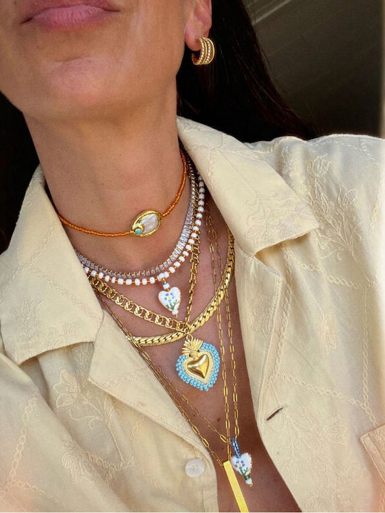 Kaleido Necklace with Heart Design