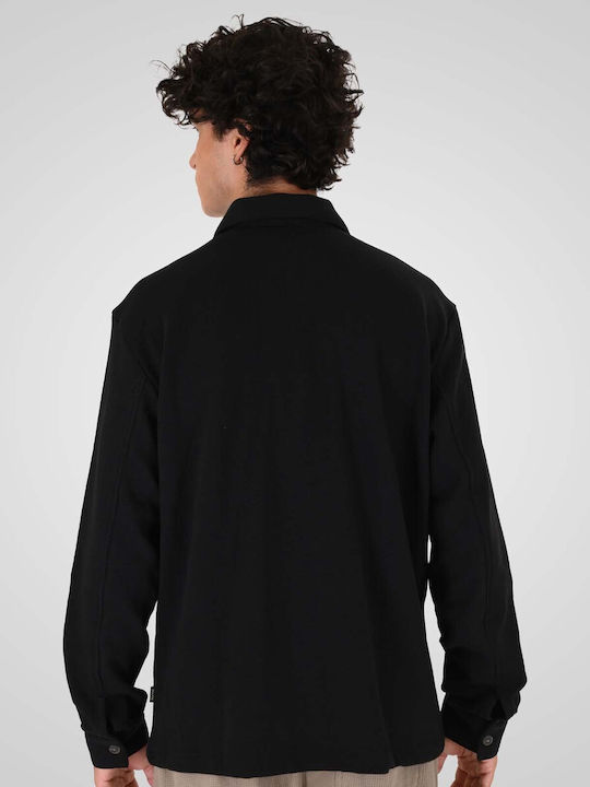 Μακρυμάνικo Overshirt Black