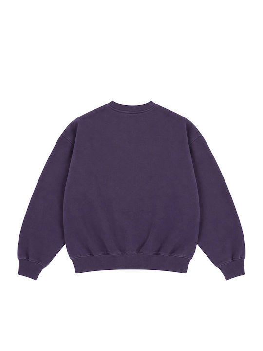 Hardcore Happiness Sweatshirt Lilac Washed