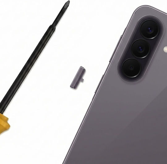 Samsung Сервизен комплект Бутон за включване/изключване Съвместим със Samsung Galaxy A57 5G Сив