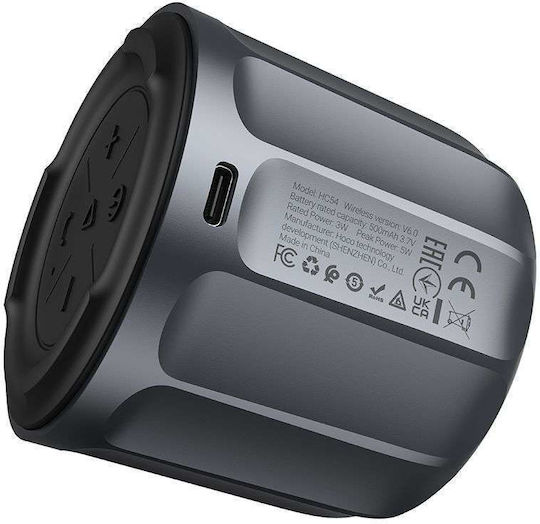 Ηχείο Bluetooth 3W Metal Grey