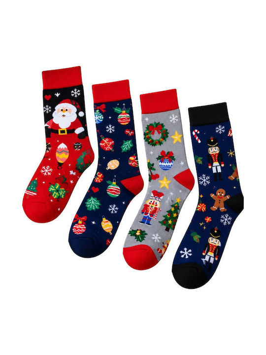 Esthisis Weihnachtssocken Mehrfarbig 3er-Pack