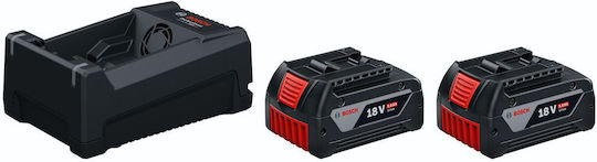 Bosch Σετ Μπαταρίας Χωρητικότητας 5Ah 18V με Φορτιστή