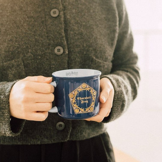 Grupo Erik Chocolate Frog Tasse Keramik Blau 375ml