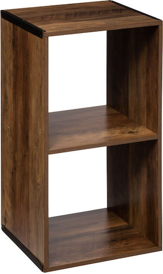 Βιβλιοθήκη Brown 34.5x32x68εκ. 167861 Βιβλιοθήκη Brown 34.5x32x68εκ. 167861
