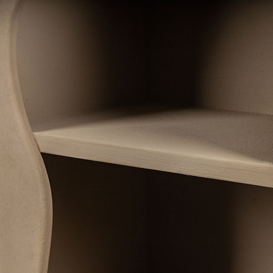 Bibliotecă Ecru 60x36x122cm