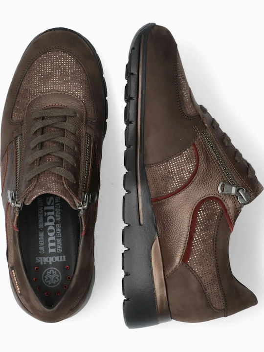 Γυναικεία Ανατομικά Sneakers Καφέ