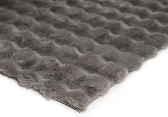 Tzikas Carpets Carpets Χαλί Διάδρομος Γούνινο Μαύρο 80x150cm