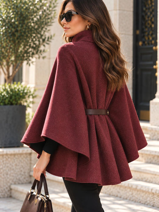 Damen Cape Bordeaux Oversized