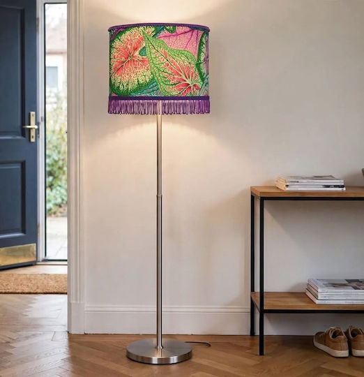 Oxygen Floor Lamp with E27 Bulb Holder Green