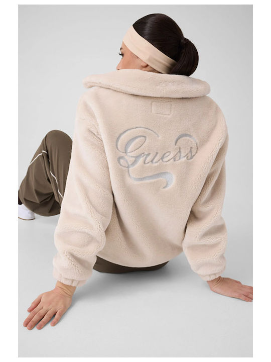 Guess Athleisure W Jachetă de damă cu Fermoar Maro