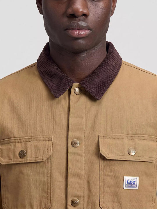 Μακρυμάνικο Overshirt Dark Khaki
