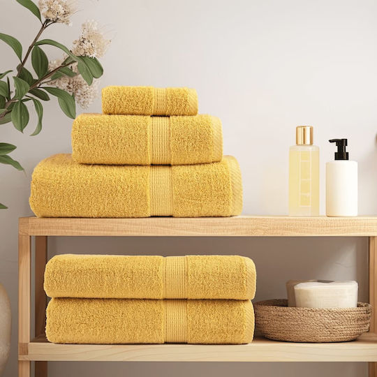 vidaXL Towel Set 4pcs Weight 600gsm vidaXL Towel Set 4pcs Weight 600gsm