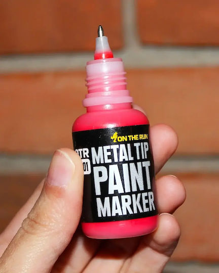 On The Run Metal Tip Nachfülltinte für Marker Neon Aprikose 20 ml