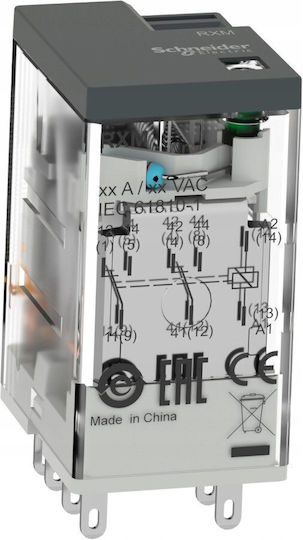 Schneider Electric Ρελέ Ράγας 5A με Τάση 230V