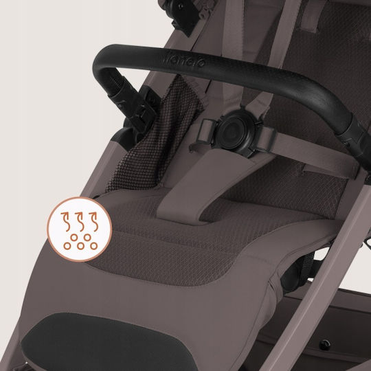 Lionelo Bett Cărucior pentru Bebeluși Potrivit de la 6+ Luni Beige Taupe 9.95kg