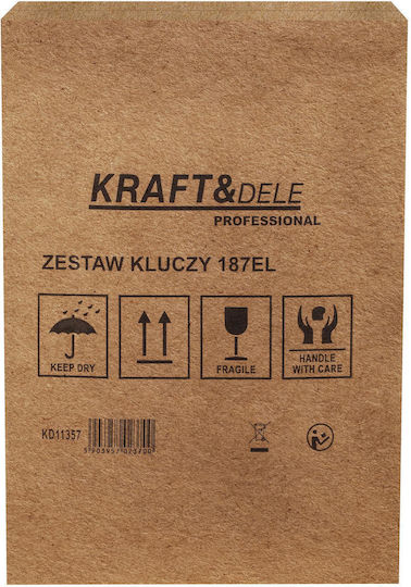 Kraft & Dele Tool Case with 187 Tools