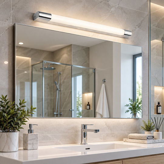 Elmark Lamp Bathroom LED Silver 42x40cm Elmark Lamp Bathroom LED Silver 42x40cm