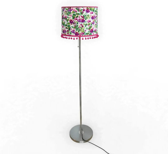 Lampshades Floor Lamp with E27 Lamp Bulb Base Purple