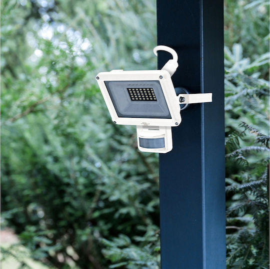 Brennenstuhl Waterproof LED Flood Light 20W Cold White 6500K With Motion Sensor IP65