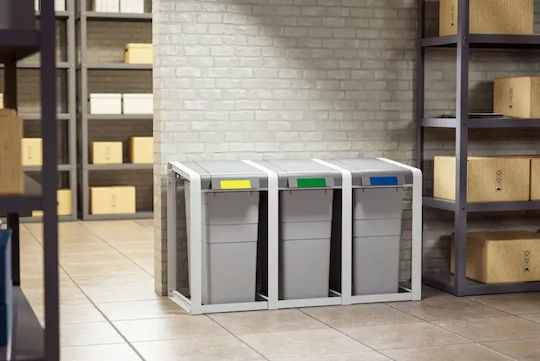 Hailo Plastic Waste Bin Grey
