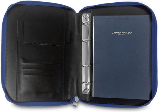 Campo Marzio A5 Paper Conference Folder Blue