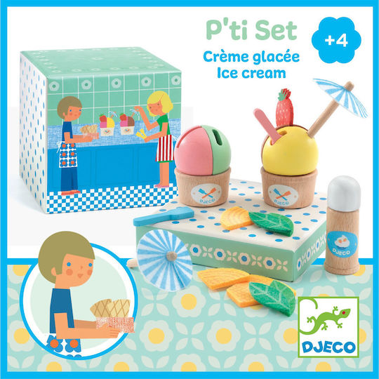Djeco P’ti Set Ice Cream από Ξύλο