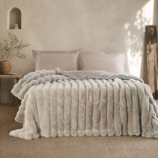 Rythmos Κουβερτοπάπλωμα Μονό 160x220εκ. Atelier Μπεζ