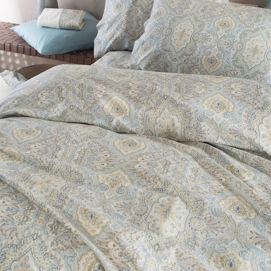 Rythmos Rythmos Σετ Steppdecken Übergröße 220x240cm Layla Blau 3 Stück
