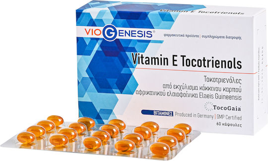 Viogenesis Vitamin E Tocotrienole 55,3 mg 55,3 mg 60 Kapseln