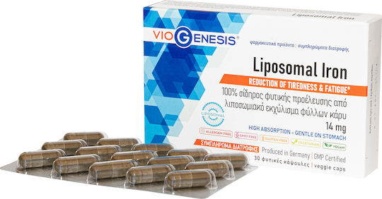 Viogenesis Liposomal Iron 14mg 30 Mützen