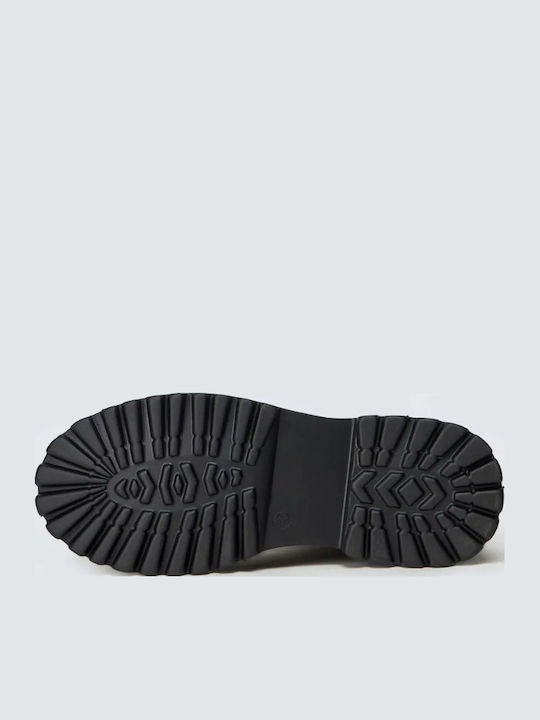 Damenstiefeletten mit Mittelhohem Absatz Schwarz