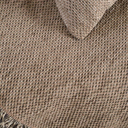 Rythmos Decorative Pillowcase Calhua 100% Cotton Olive Green 40x40cm