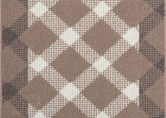 Non-slip Runner Maggie Mocha-Ivory 67x230