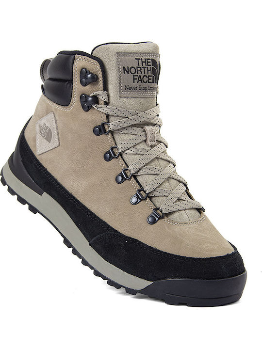 The North Face Back To Berkeley Iv Leather Men's Hiking Shoes Waterproof Grey