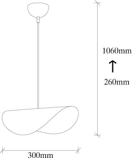 Opviq Sivani Black Pendant Light for 30 E27 Bulbs 9 cm