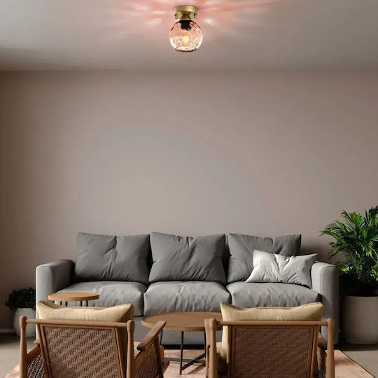 Opviq Benek Lampă Suspendată Roz pentru 15 Becuri E27 10x10cm Opviq Benek Lampă Suspendată Roz pentru 15 Becuri E27 10x10cm