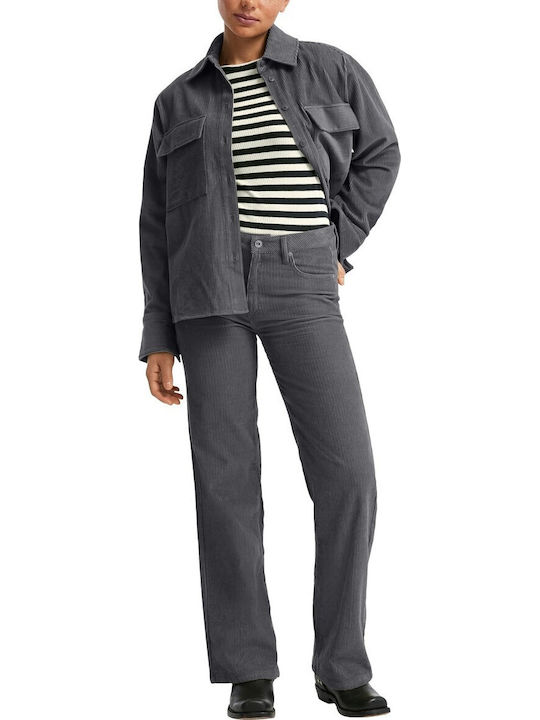 Damen-Stoffhose Anthrazit