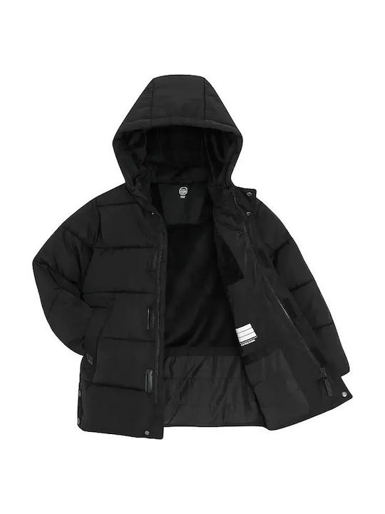 Kurze Schwarze Casual-Kinderjacke