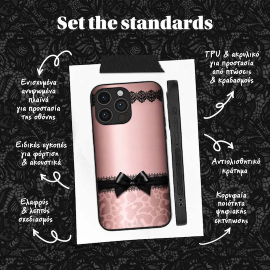 Θήκη Sonique Diva Series Google Pixel 11 Pro 5g Λεοπάρ Φιόγκος – Ροζ