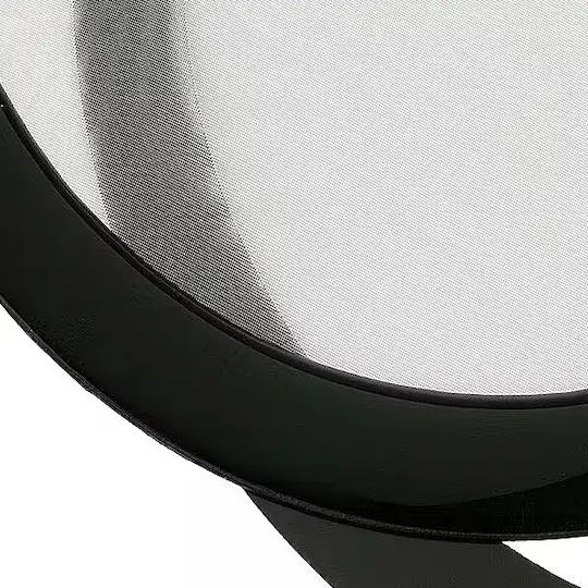 Demciflex Dust Filter 120mm Round Black White
