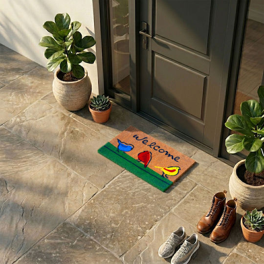Relaxdays Grüne Eingangsmatte 40 x 60 cm