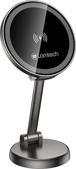 Lamtech Βάση Κινητού Αυτοκινήτου με Μαγνήτη Μαύρη