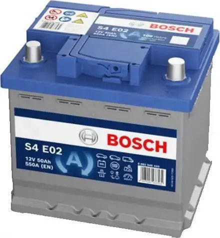 Батерия За Автомобил Bosch S4e02 Start Stop Efb 12v 50ah 550en