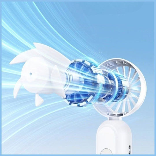 Usams Foldable Pink Electric Handheld Fan ZB36504