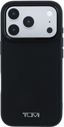 Tumi Leather Ballistic Pattern Magsafe Case Iphone 18 Pro 17 Pro Black Tuhmp18lrbak